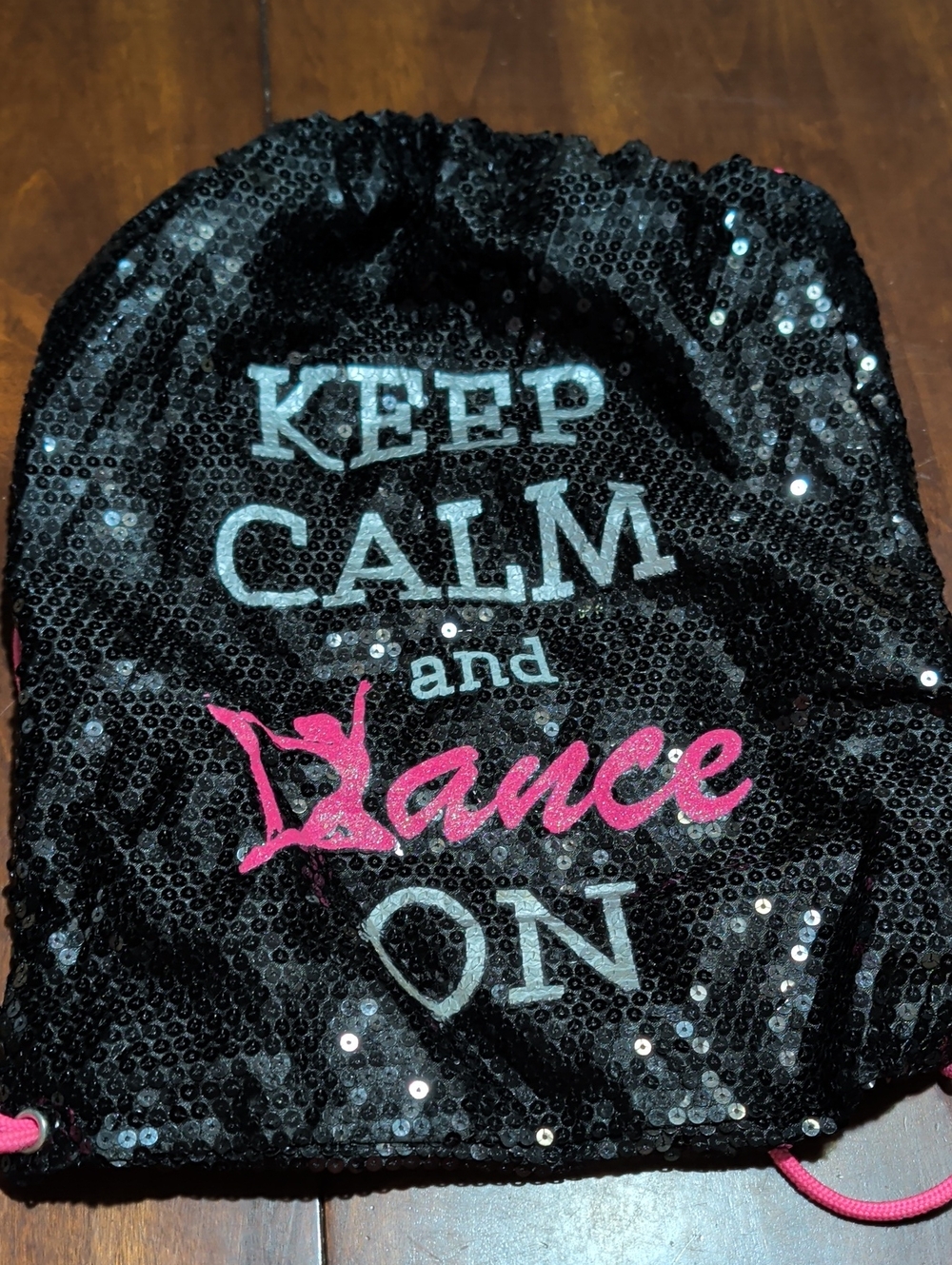 Claire's Y2K Glam Sequin Drawstring Dance Bag/Backpack